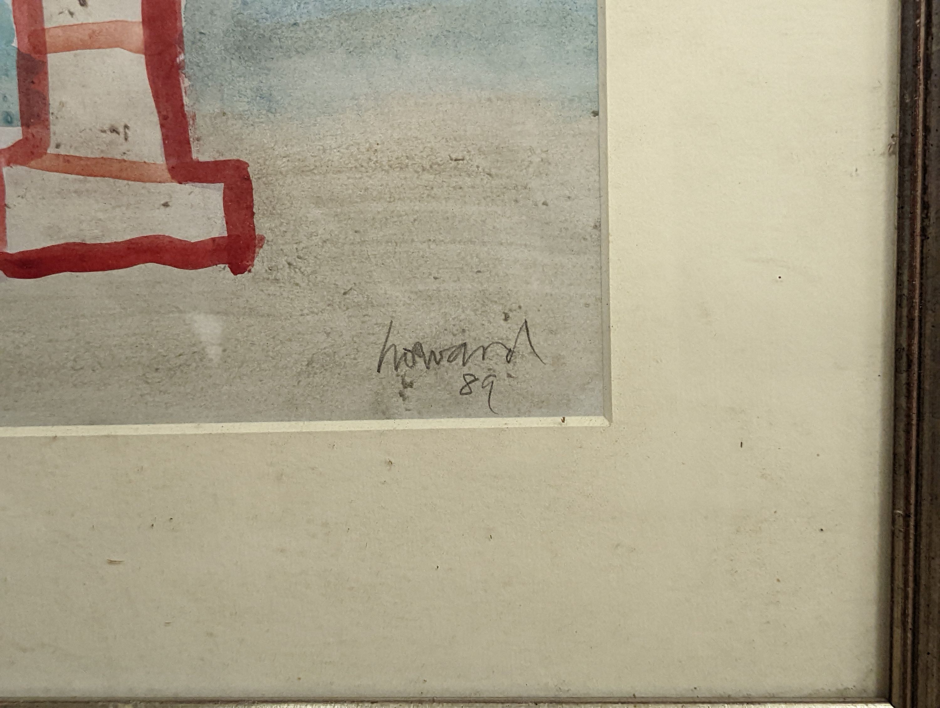 Howard, watercolour, The Arches of Figueras, signed and dated '89, 41 x 58cm